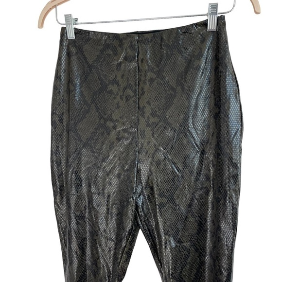 NWT Commando Faux Leather Moss Snake Leggings, Size 2X - Picture 6 of 9